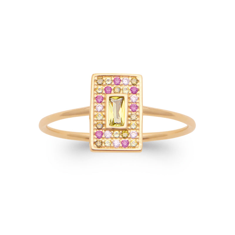 Bague – Plaqué or – vue 3