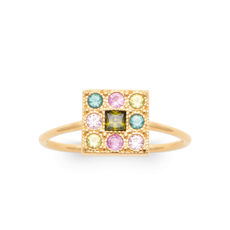 Bague – Plaqué or – vue 3