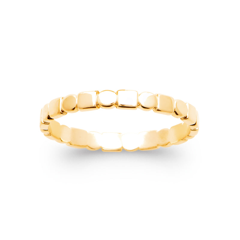 Bague – Plaqué or – vue 3