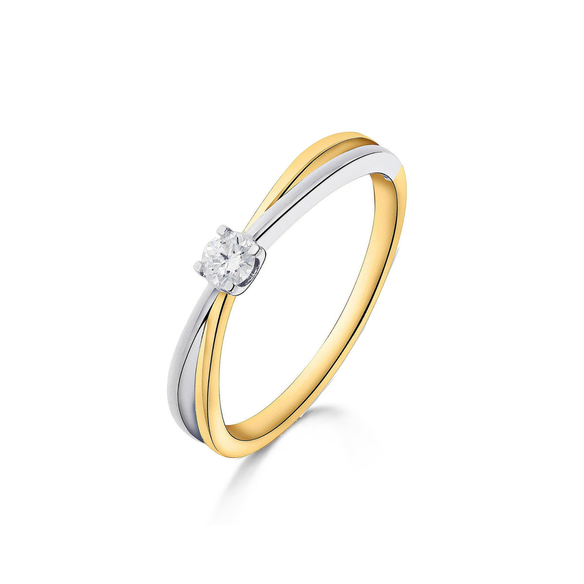 Beheyt – Bague – Or Bicolore & Diamant