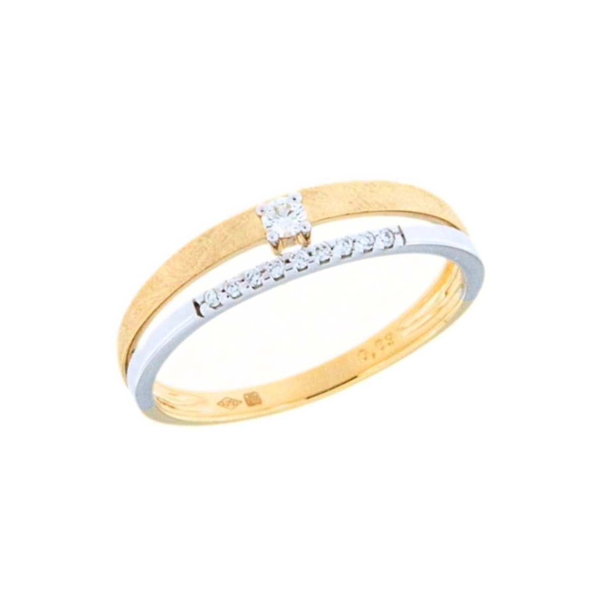 Beheyt – Bague – Or Bicolore & Diamants