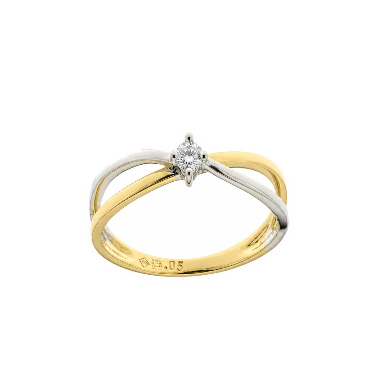 Beheyt – Bague – Or Bicolore & Diamant