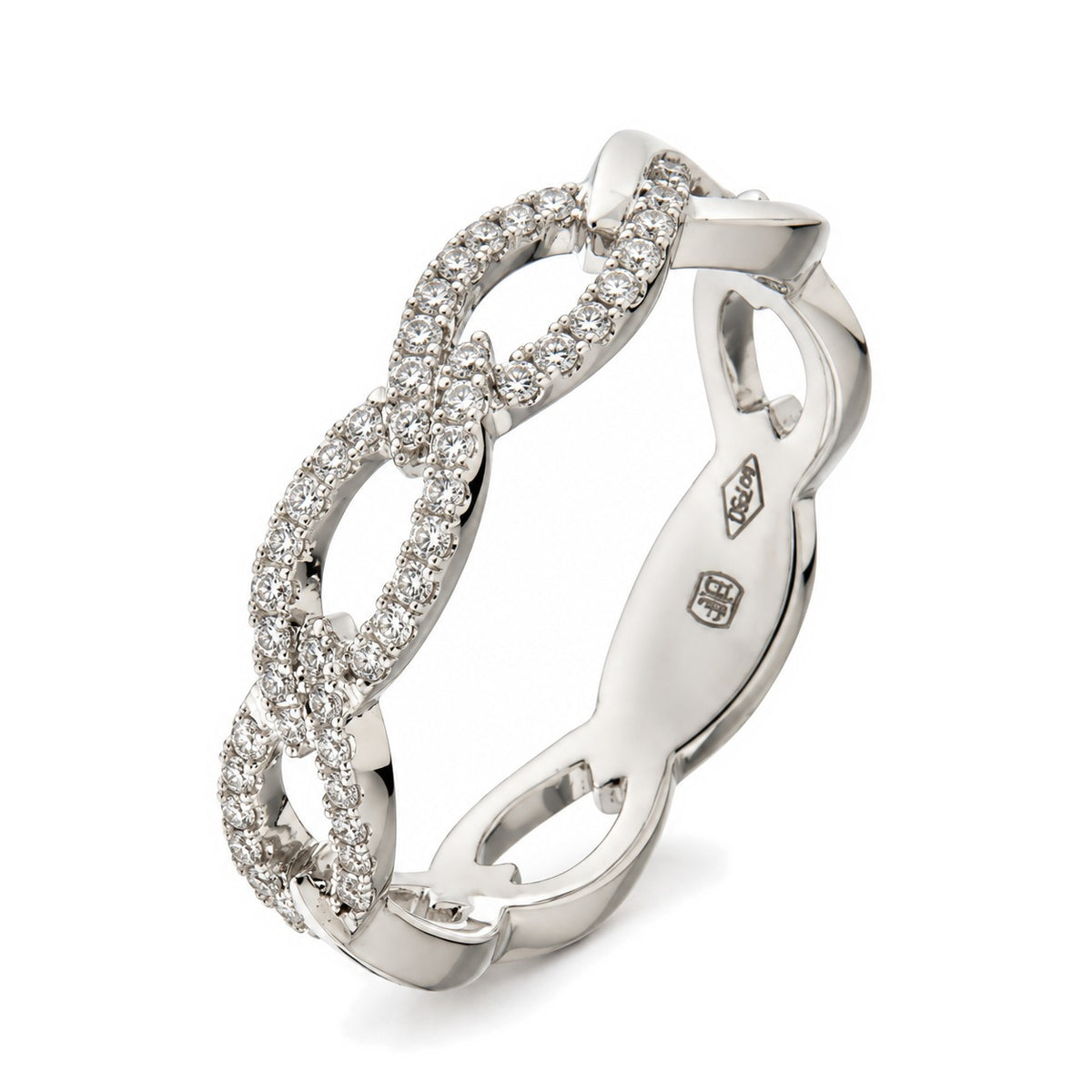 Beheyt – Bague – Or Blanc & Diamants