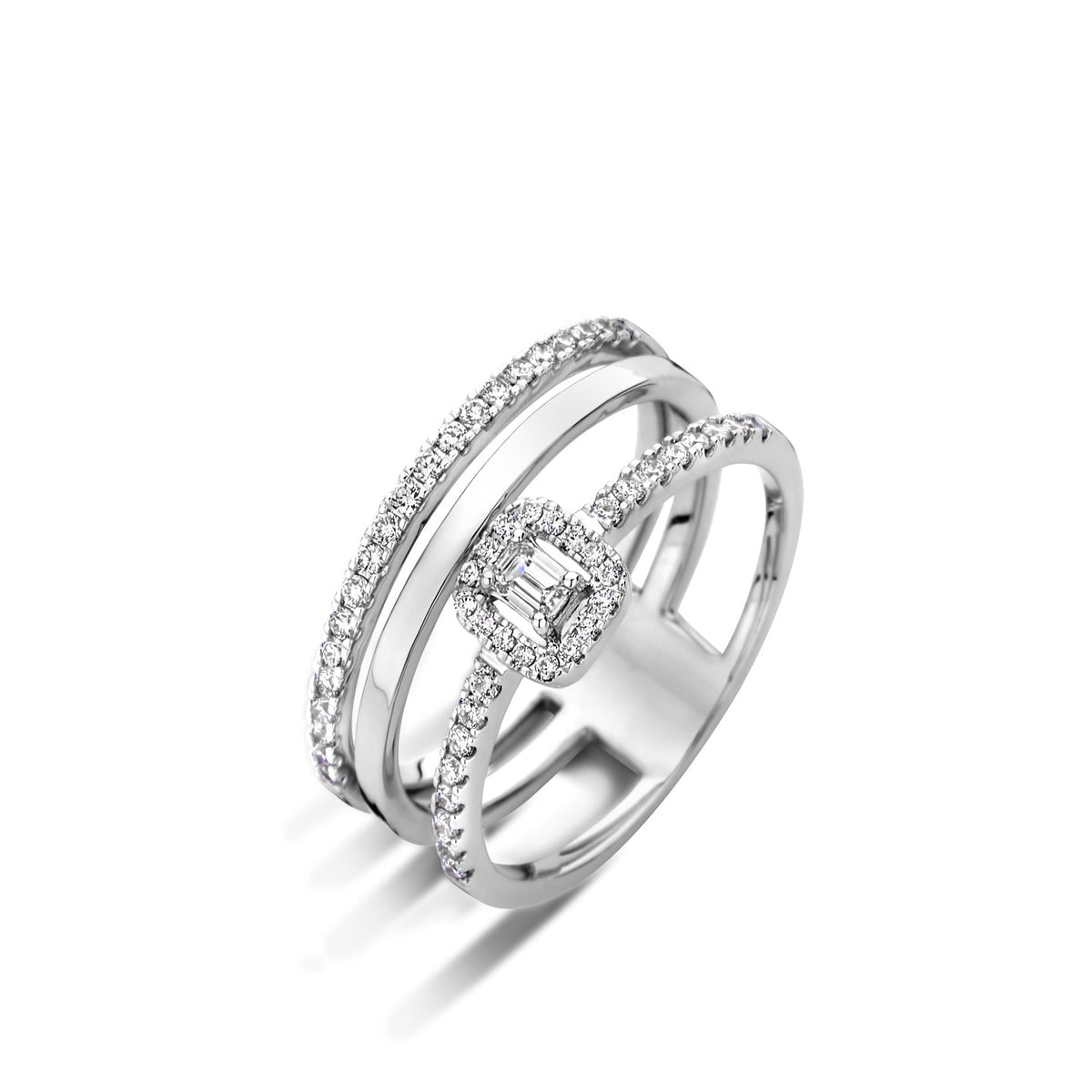 Beheyt – Bague – Or Blanc & Diamants