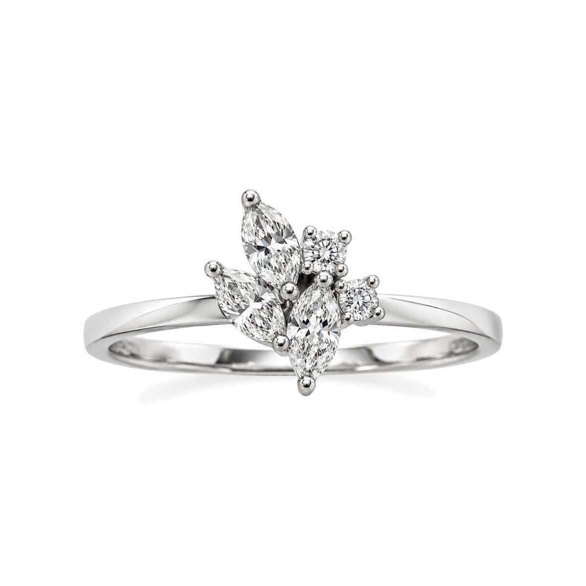 Beheyt – Bague – Or Blanc & Diamants