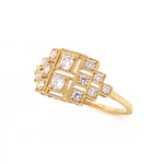 Beheyt – Bague – Or jaune & diamants – vue 2