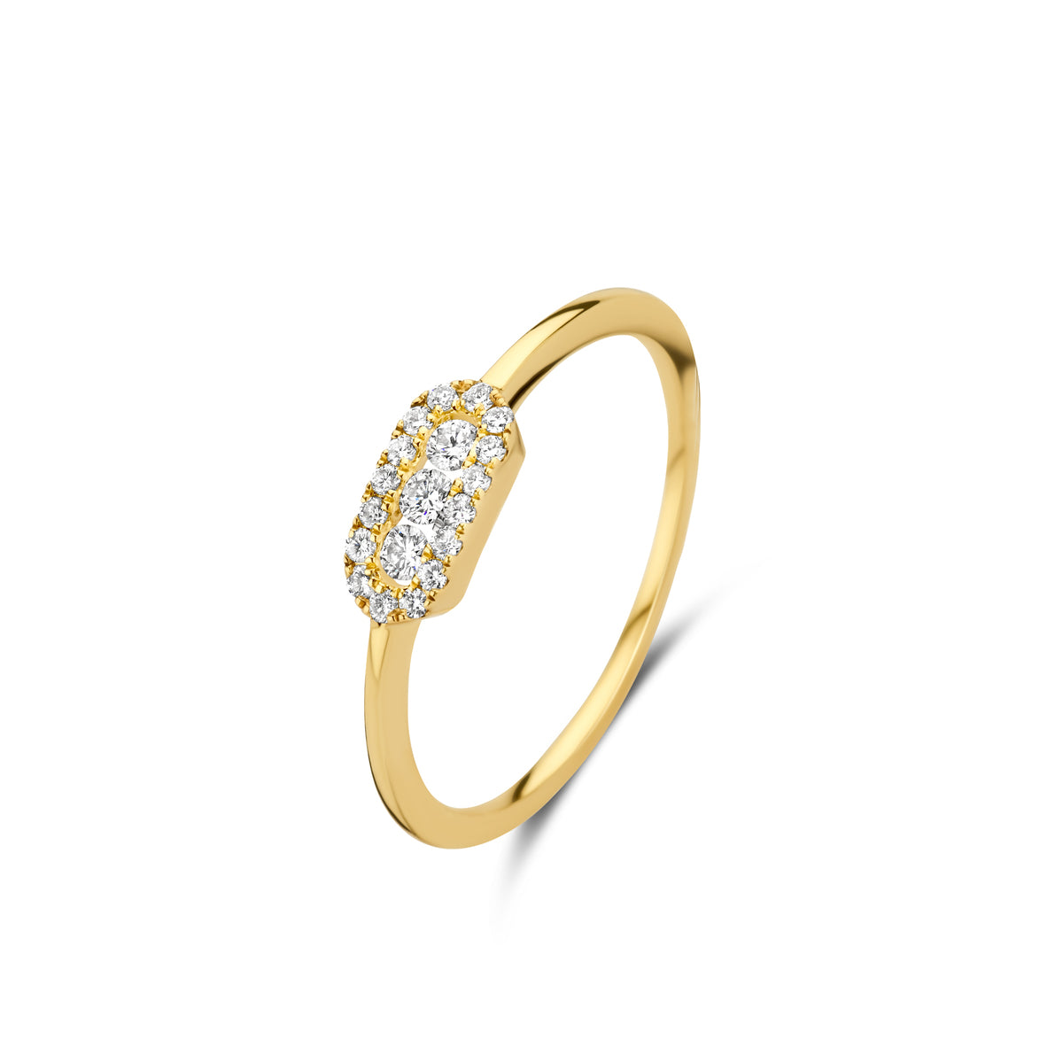 Beheyt – Bague – Or jaune & diamants