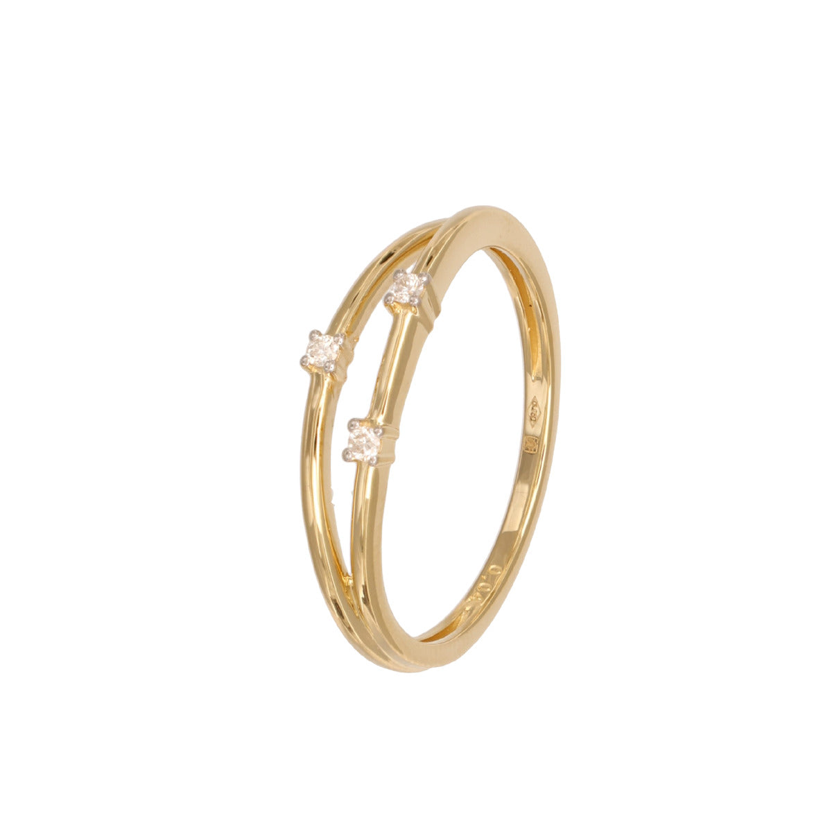Beheyt – Bague – Or jaune & diamants