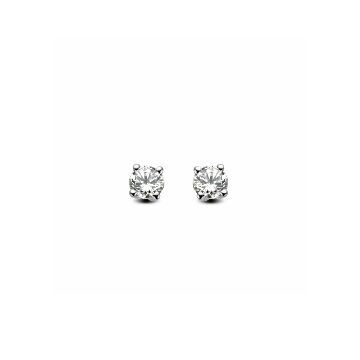 Beheyt – Boucles d'oreilles – Or blanc & diamants