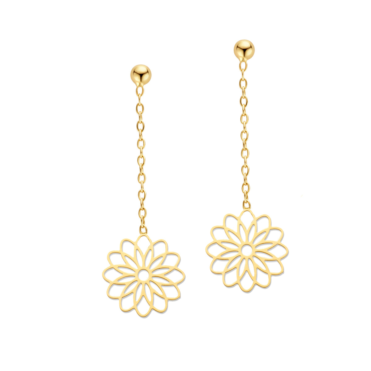 Beheyt – Boucles d'Oreilles – Or Jaune
