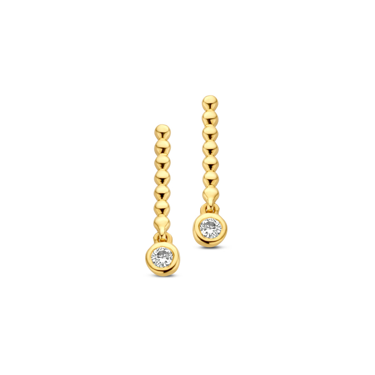 Beheyt – Boucles d'oreilles – Or Jaune & Diamants