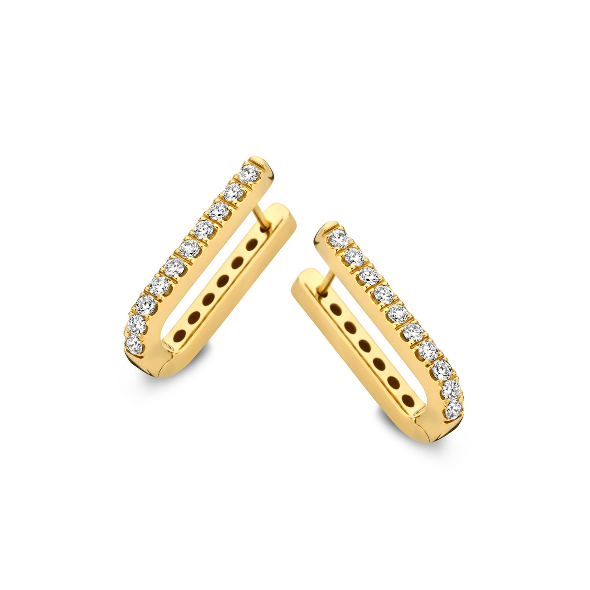 Beheyt – Boucles d'oreilles – Or Jaune & Diamants