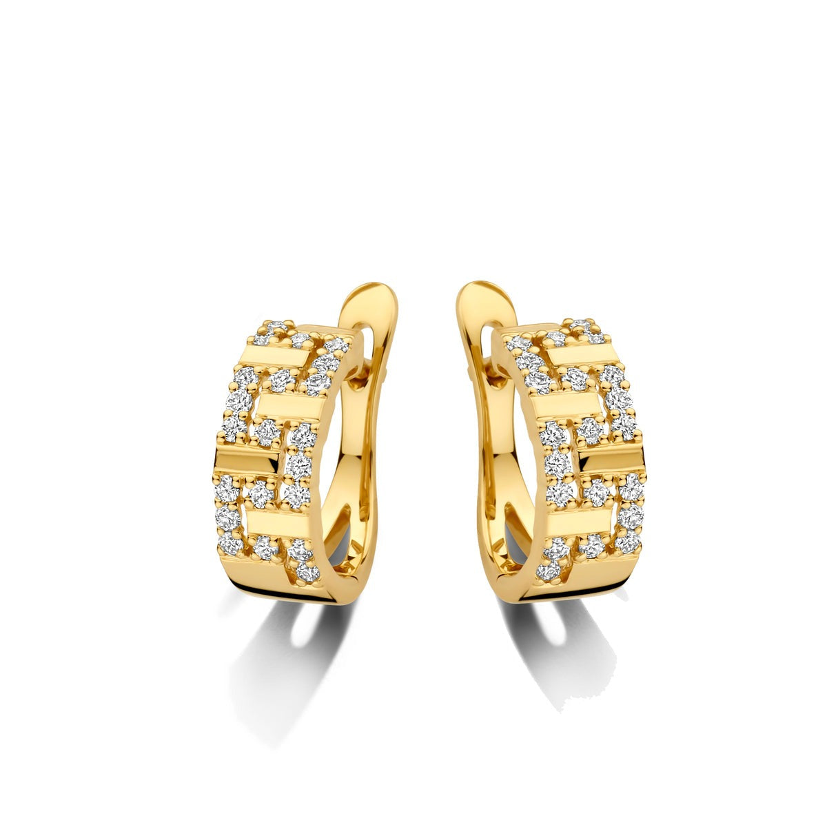 Beheyt – Boucles d'oreilles – Or Jaune & Diamants