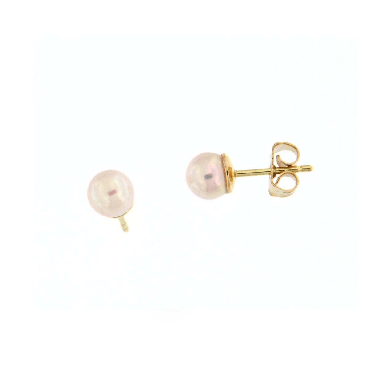 Beheyt – Boucles d'oreilles – Or Jaune & Perles
