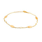 Beheyt – Bracelet – Or Jaune & Perles