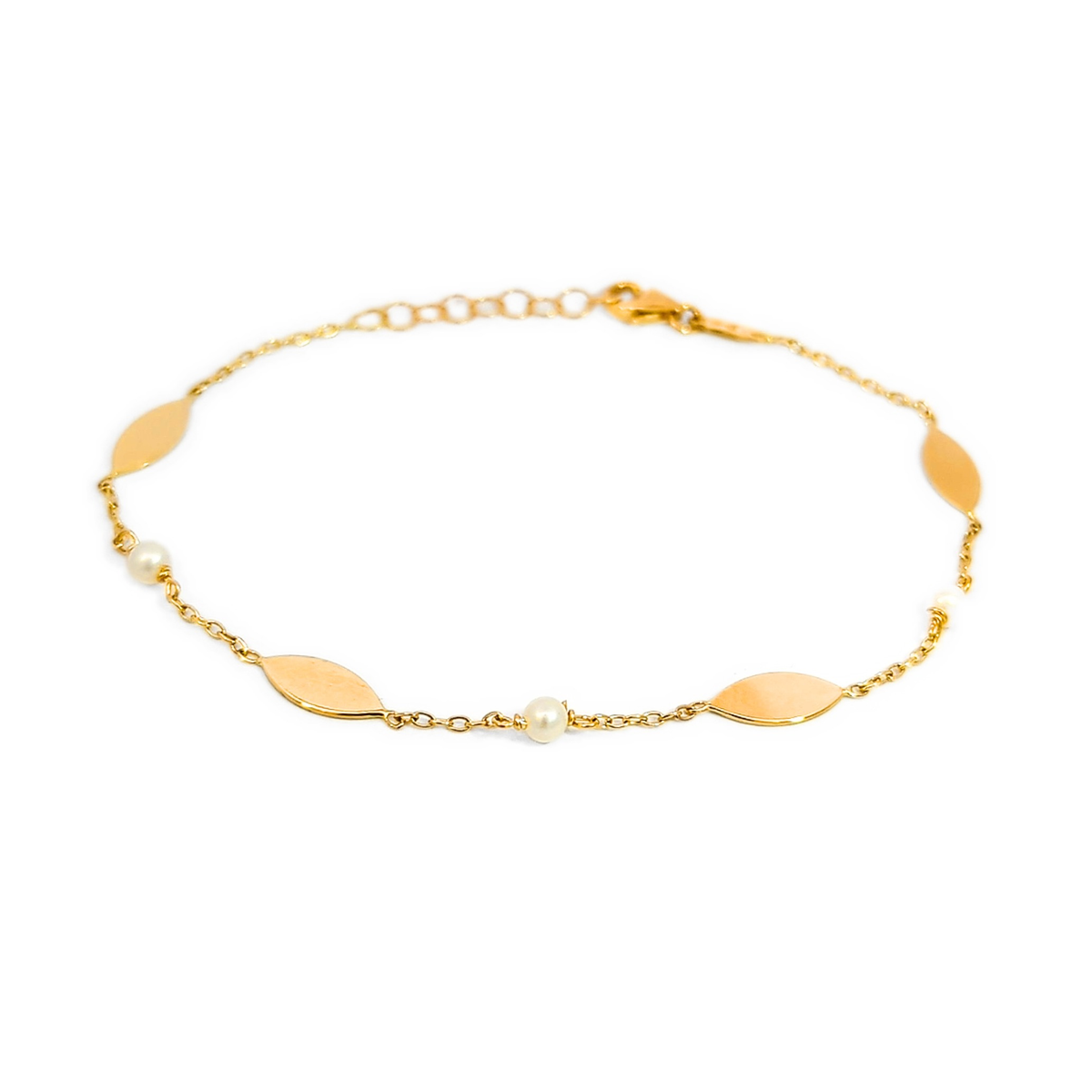 Beheyt – Bracelet – Or Jaune & Perles