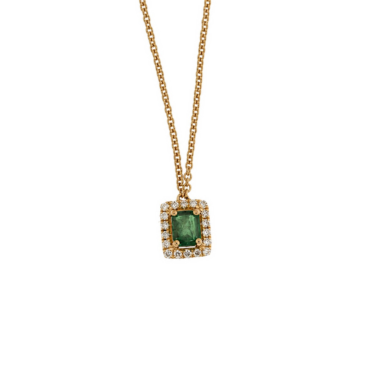 Beheyt – Collier – Or Jaune, Émeraude & Diamants