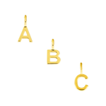 Beheyt – Pendentif – Lettre A-Z – Or jaune