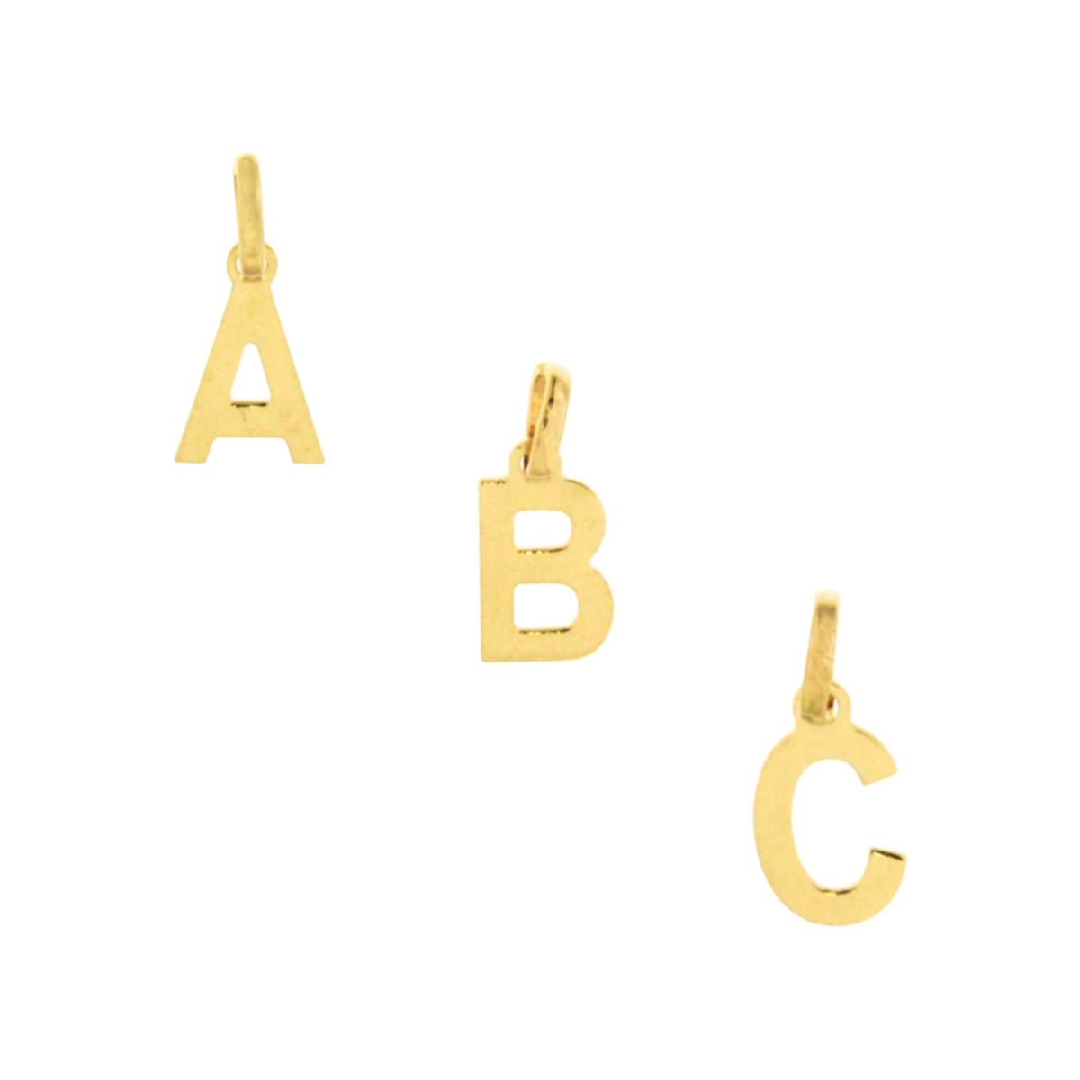 Beheyt – Pendentif – Lettre A-Z – Or jaune