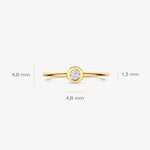 Blush – Bague – Zirconium – vue 2