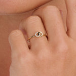 Blush – Bague – Zirconiums – vue 3