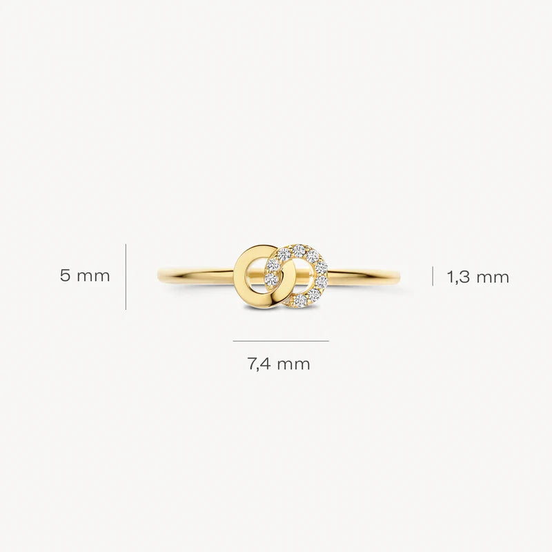 Blush – Bague – Zirconiums – vue 4