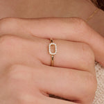 Blush – Bague – Zirconiums – vue 3