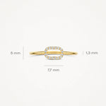 Blush – Bague – Zirconiums – vue 4