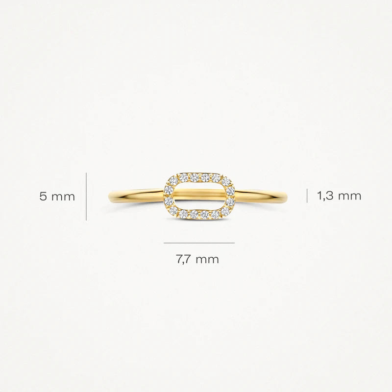 Blush – Bague – Zirconiums – vue 4