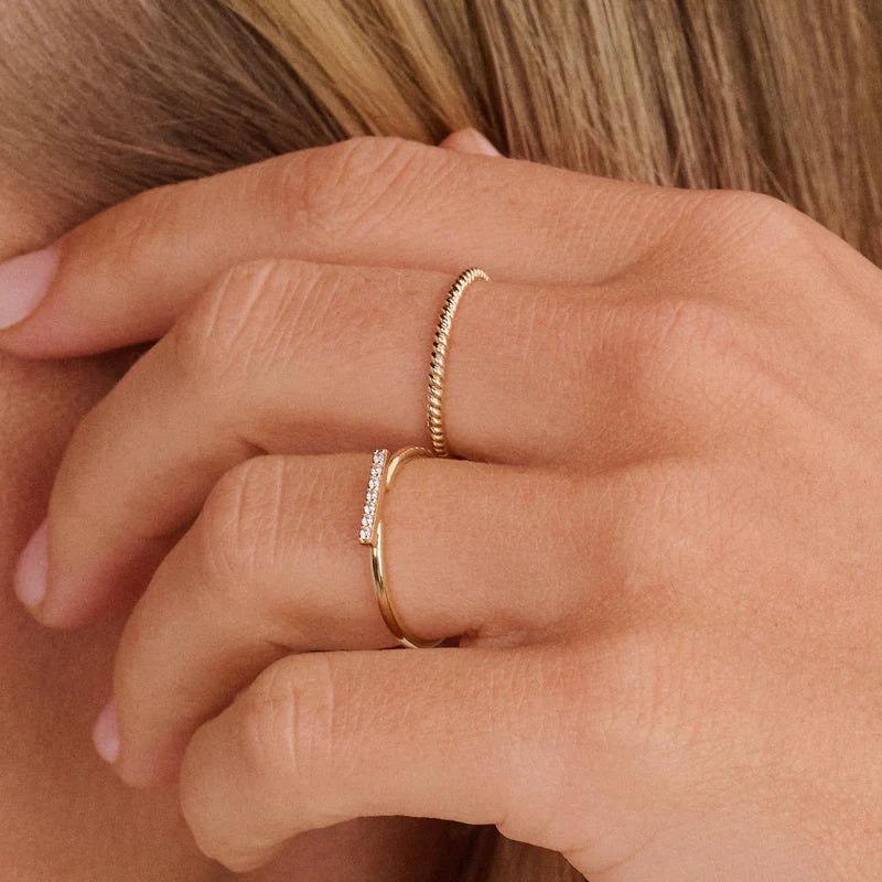 Blush – Bague – Zirconiums – vue 3