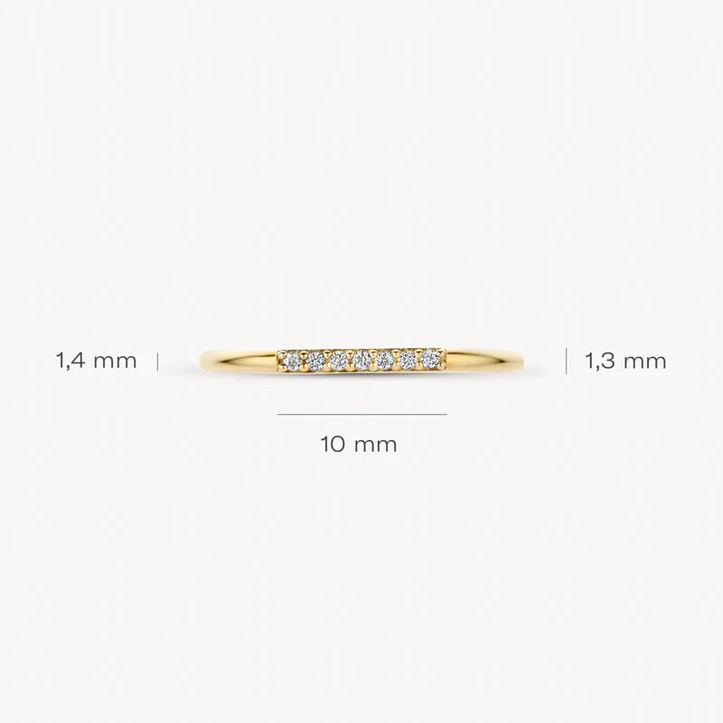 Blush – Bague – Zirconiums – vue 4