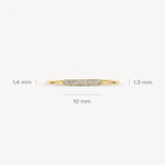 Blush – Bague – Zirconiums – vue 4