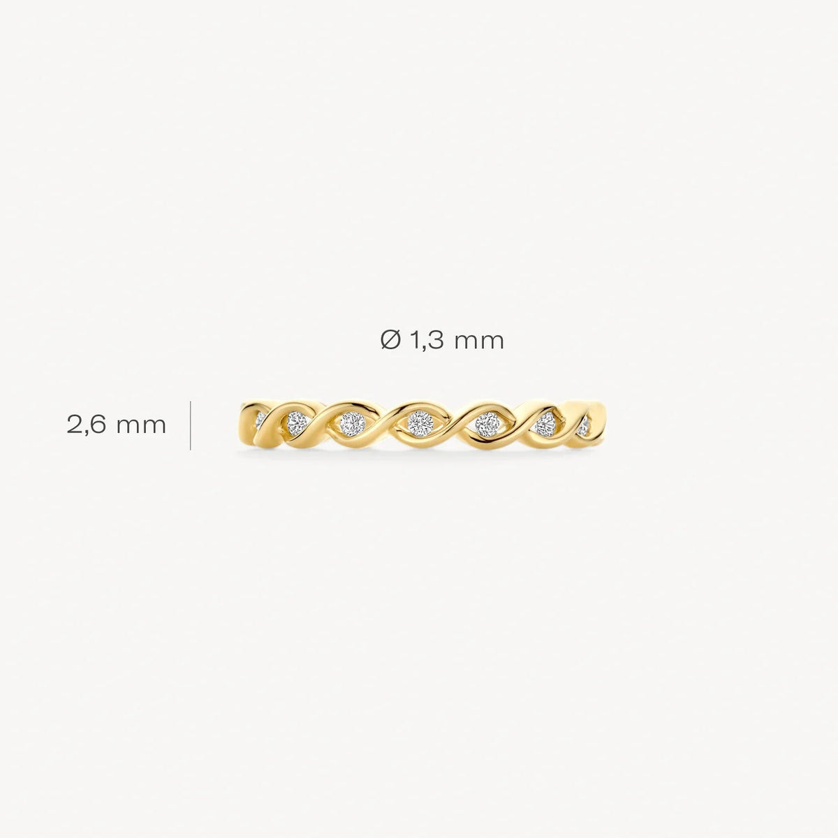 Blush – Bague – Zirconiums – vue 3