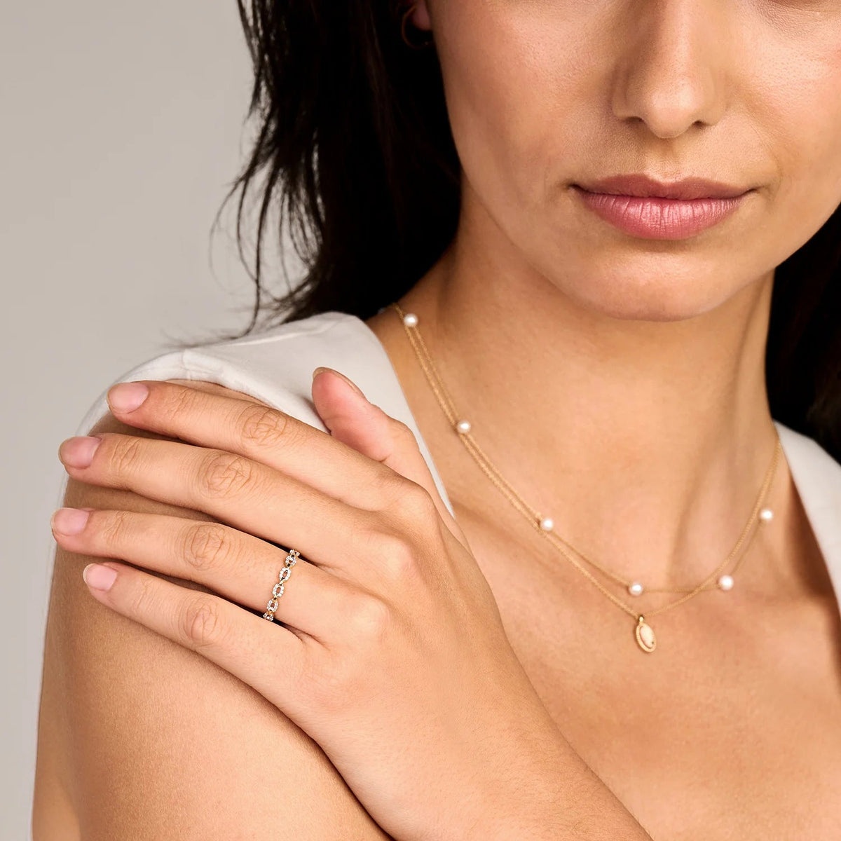 Blush – Bague – Zirconiums – vue 2
