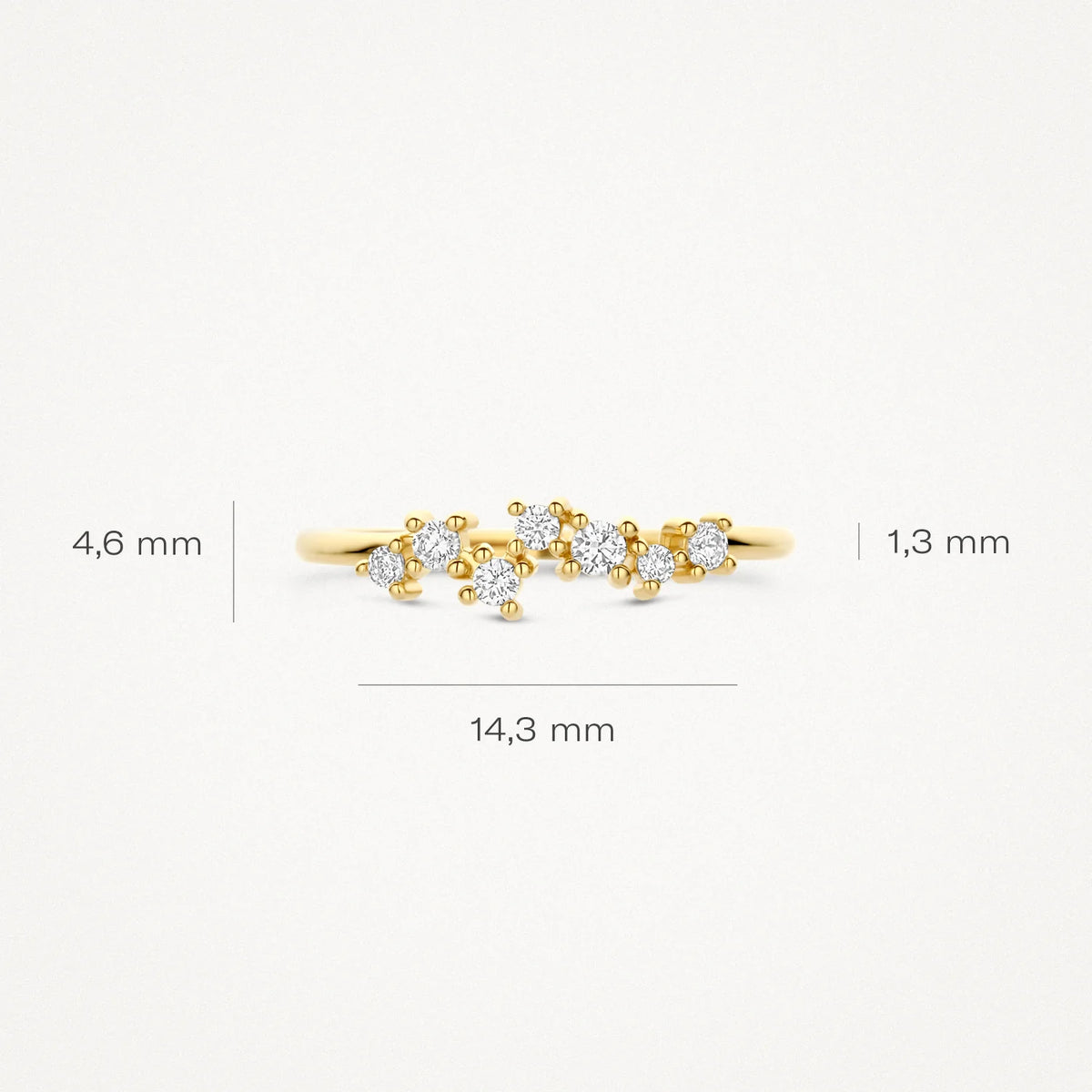 Blush – Bague – Zirconiums – vue 2
