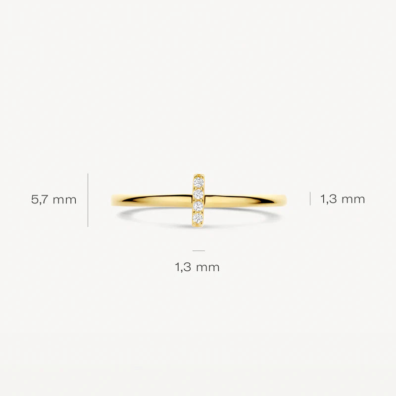 Blush – Bague – Zirconiums – vue 2