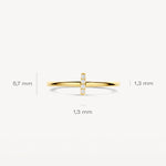 Blush – Bague – Zirconiums – vue 2