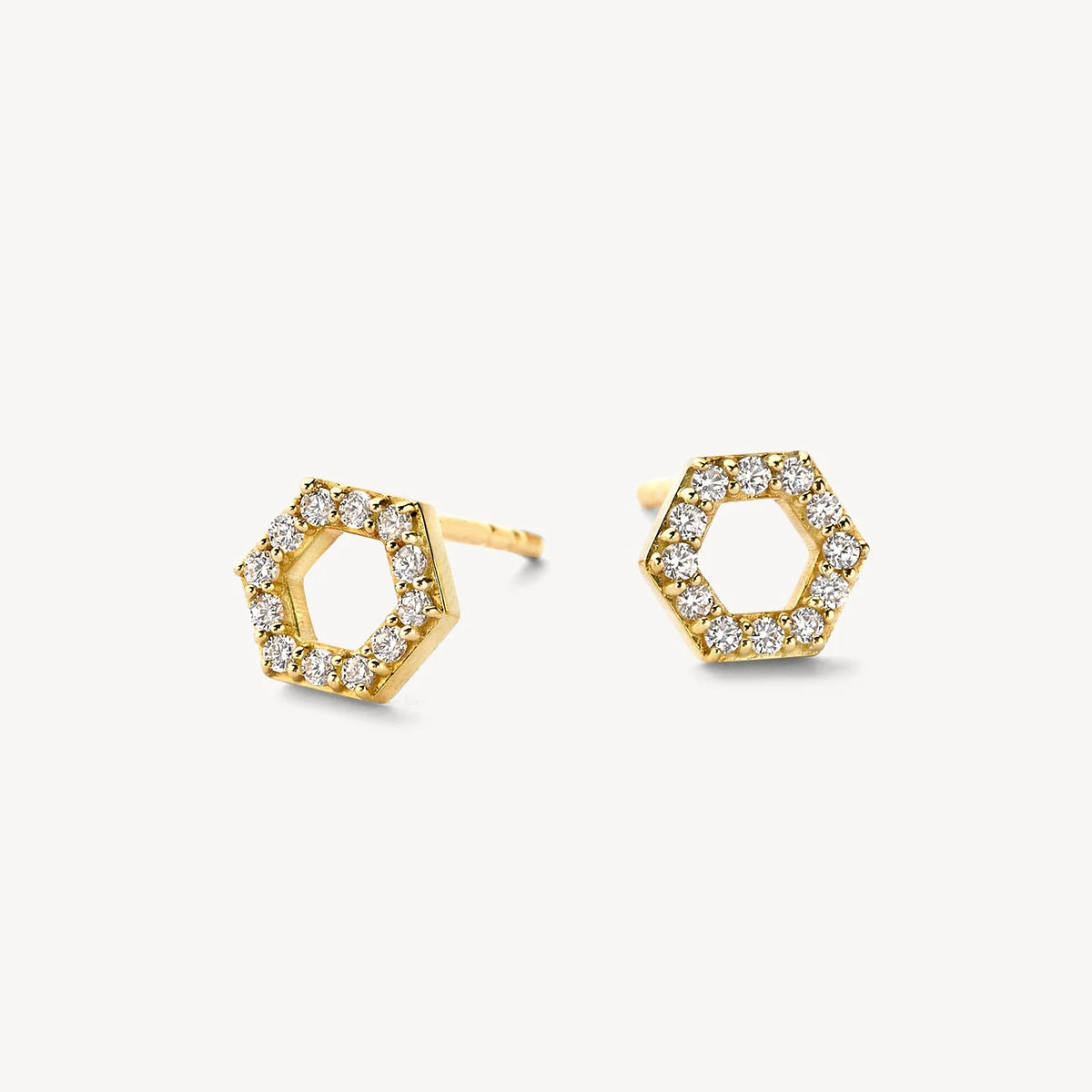 Blush – Boucles d'oreilles – Zirconium – vue 2
