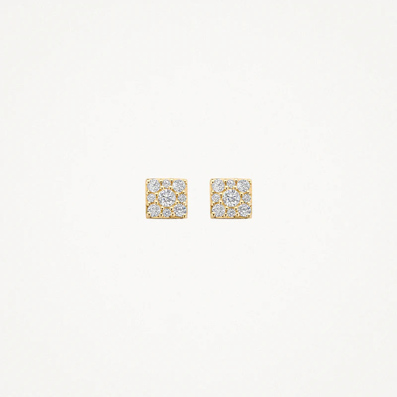 Blush – Boucles d'oreilles – Zirconiums – vue 3