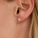 Blush – Boucles d'oreilles – Zirconiums – vue 2