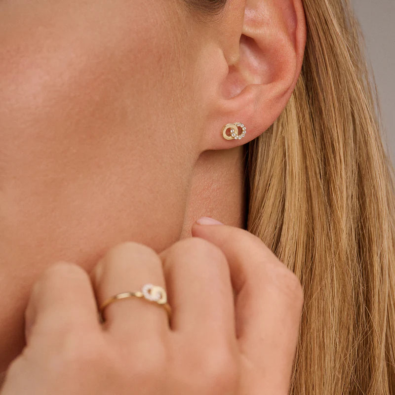 Blush – Boucles d'oreilles – Zirconium – vue 2