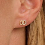 Blush – Boucles d'oreilles – Zirconium – vue 3