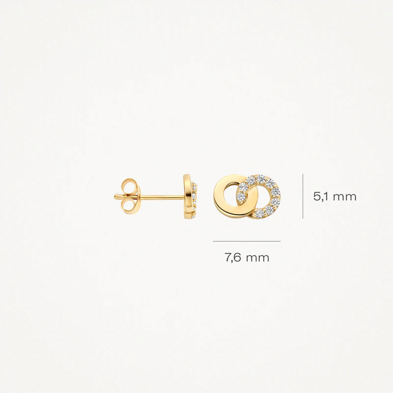 Blush – Boucles d'oreilles – Zirconium – vue 5