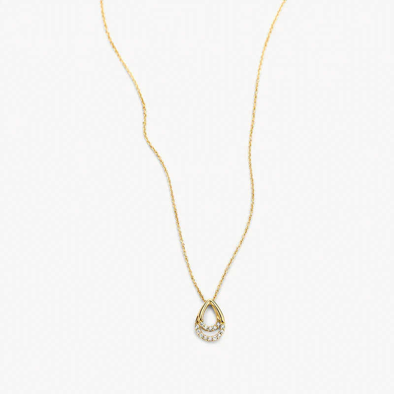 Blush – Collier – Zirconiums – vue 2