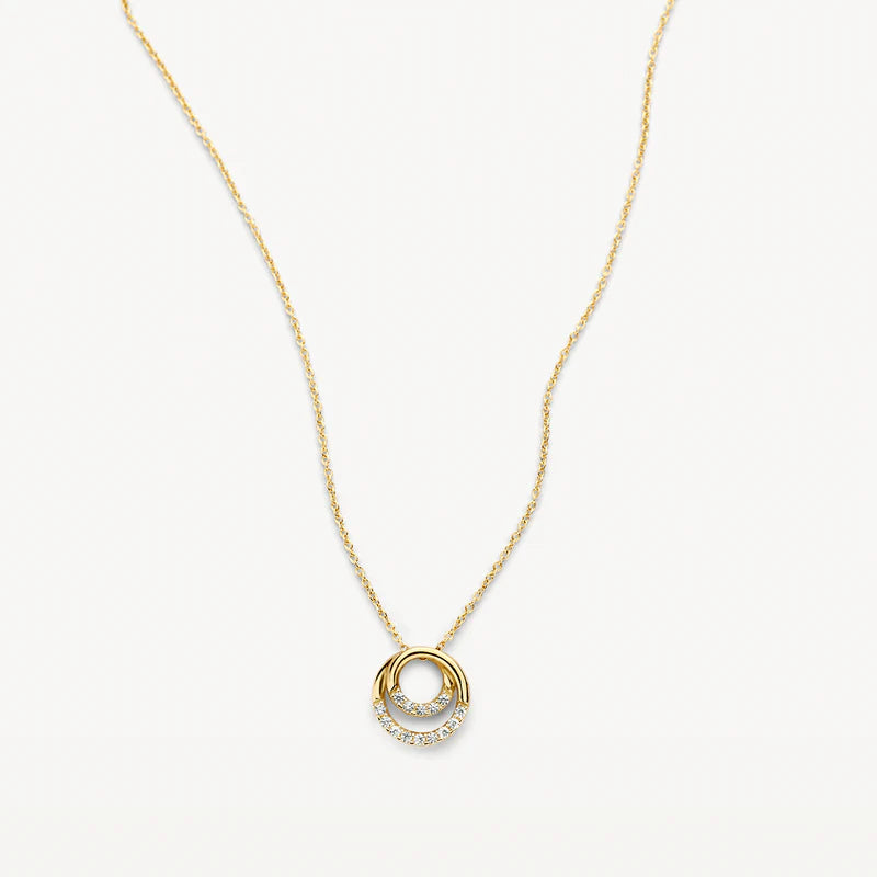Blush – Collier – Zirconiums – vue 3