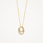 Blush – Collier – Zirconiums – vue 2
