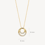 Blush – Collier – Zirconiums – vue 4