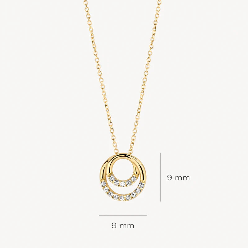 Blush – Collier – Zirconiums – vue 4
