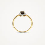 Blush Diamonds – Bague – Quartz fumé & diamants – vue 2