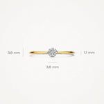 Blush Diamonds – Bague – Solitaire – vue 3